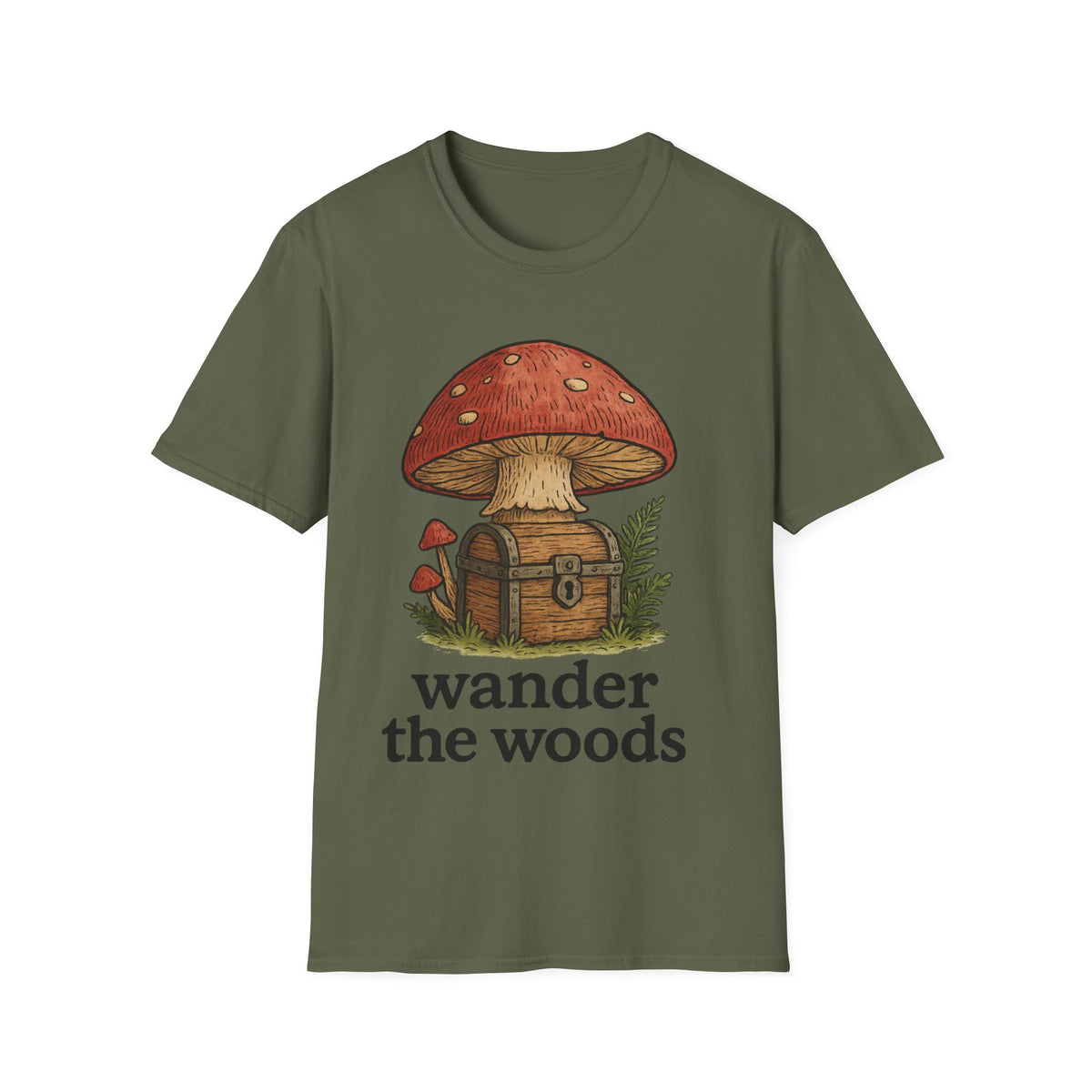 Mushroom Fairy Door T-Shirt — Whimsical Red Toadstool Graphic Tee - Trending Now - September 2026