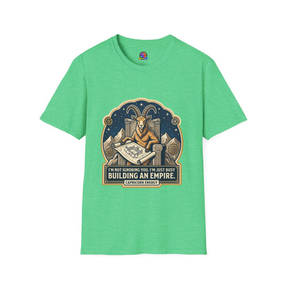 Capricorn Zodiac T-Shirt — "Building an Empire" Goat Horoscope Tee