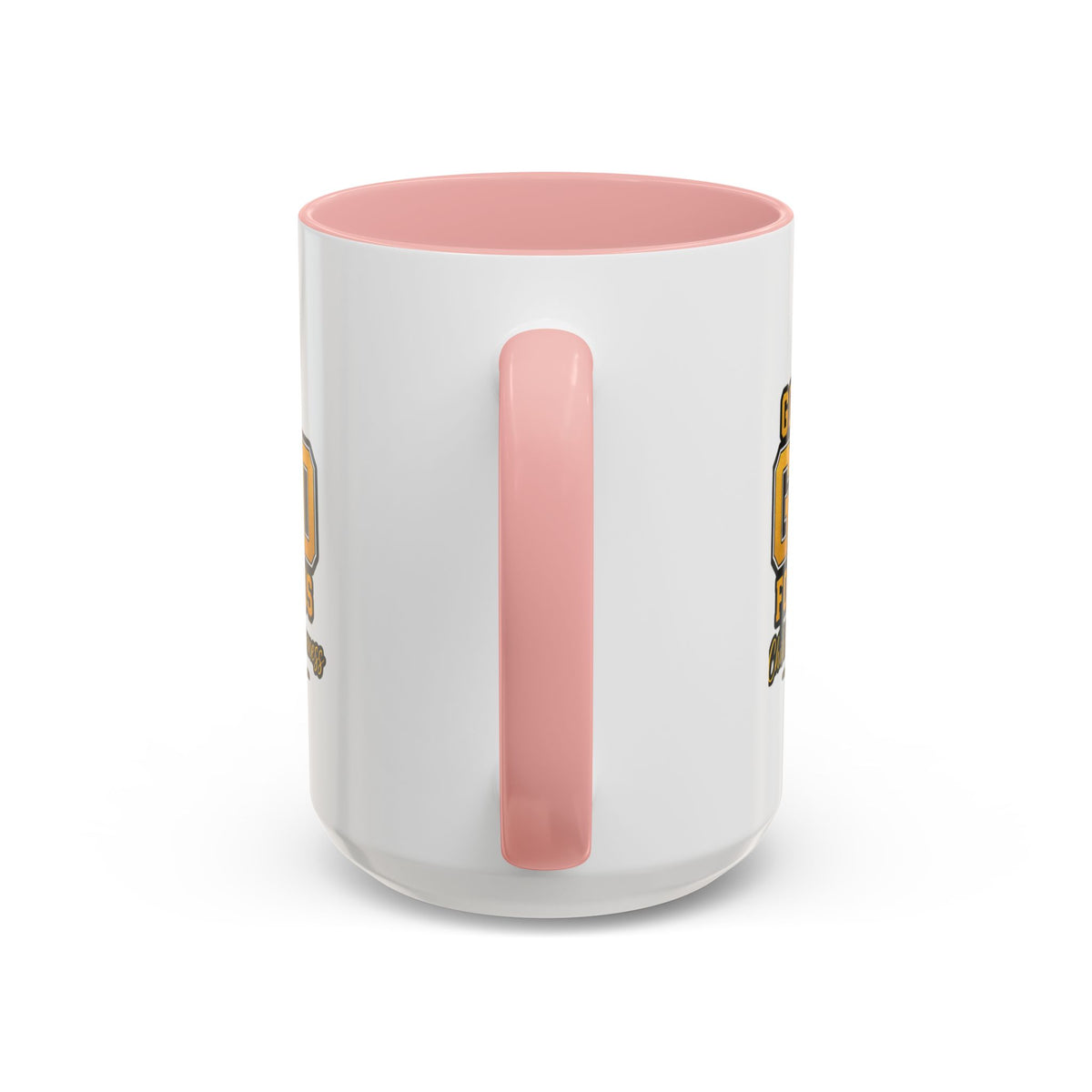 Gold For The Kids Coffee Mug — Childhood Cancer Awareness Accent Mug (11/15oz)