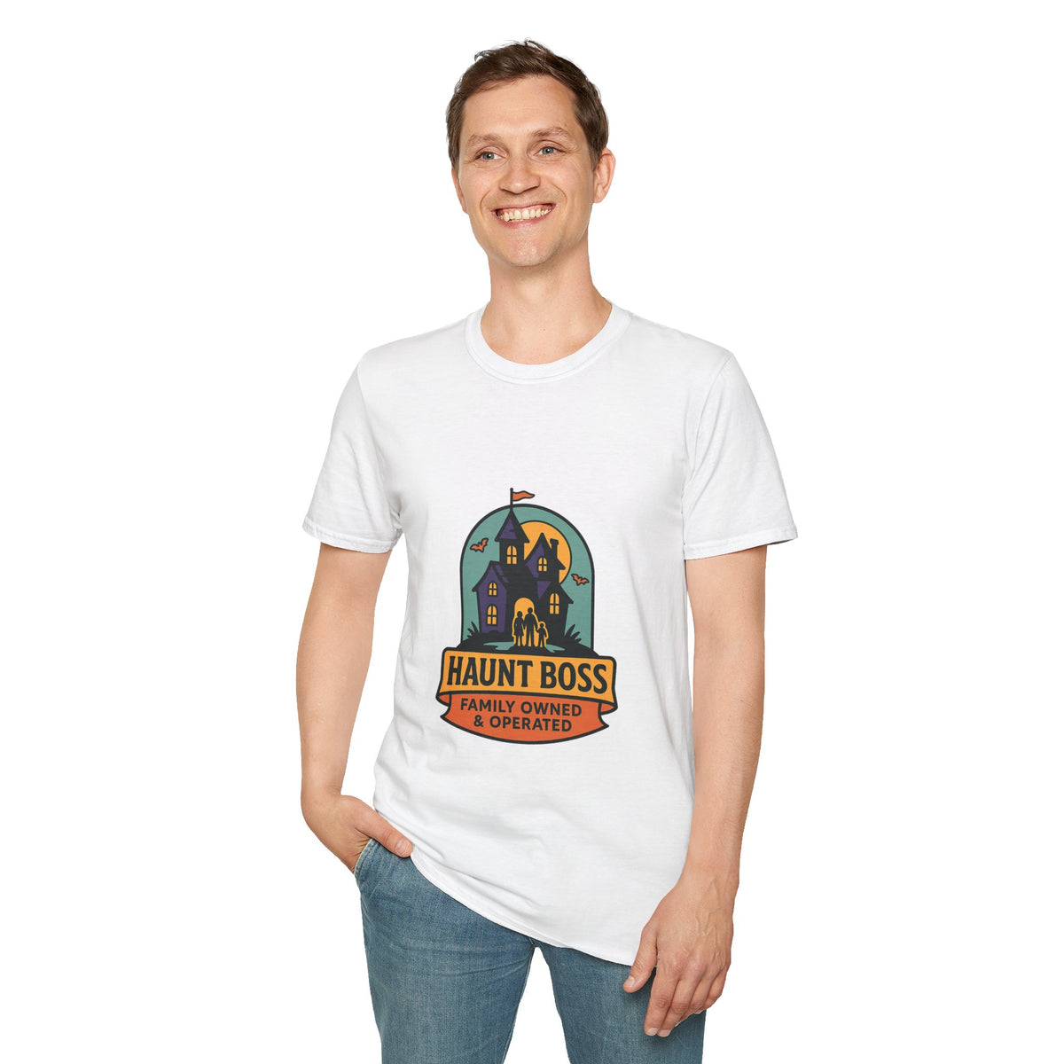 Haunt Boss Halloween T-Shirt — Haunted House Haunted Hayride Tee - Trending Now - October 2026