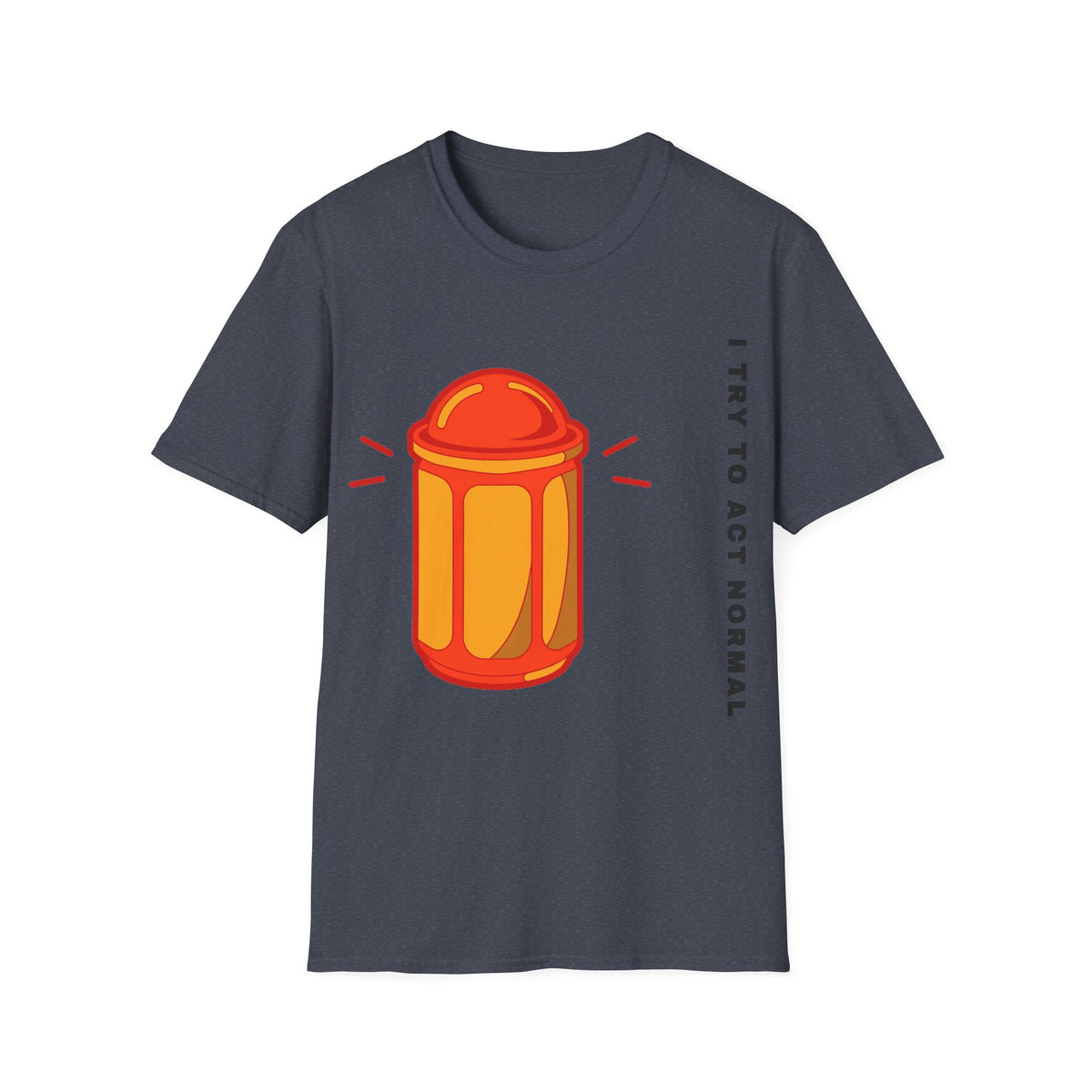 T-Shirt — 'I Try to Be a Grown-Up' Cartoon Fire Hydrant Graphic Tee - Trending Now - September 2026