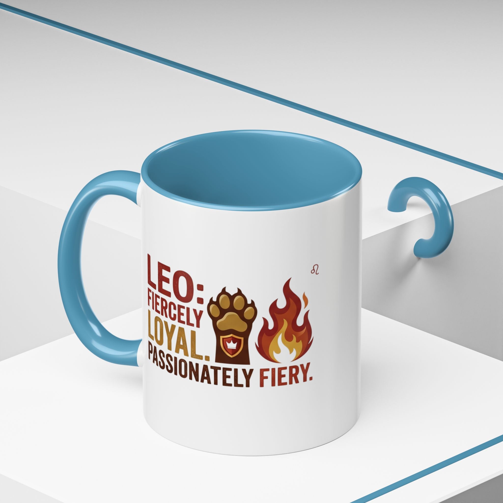 Leo Zodiac Coffee Mug – Fiercely Loyal, Passionately Fiery Accent Mug