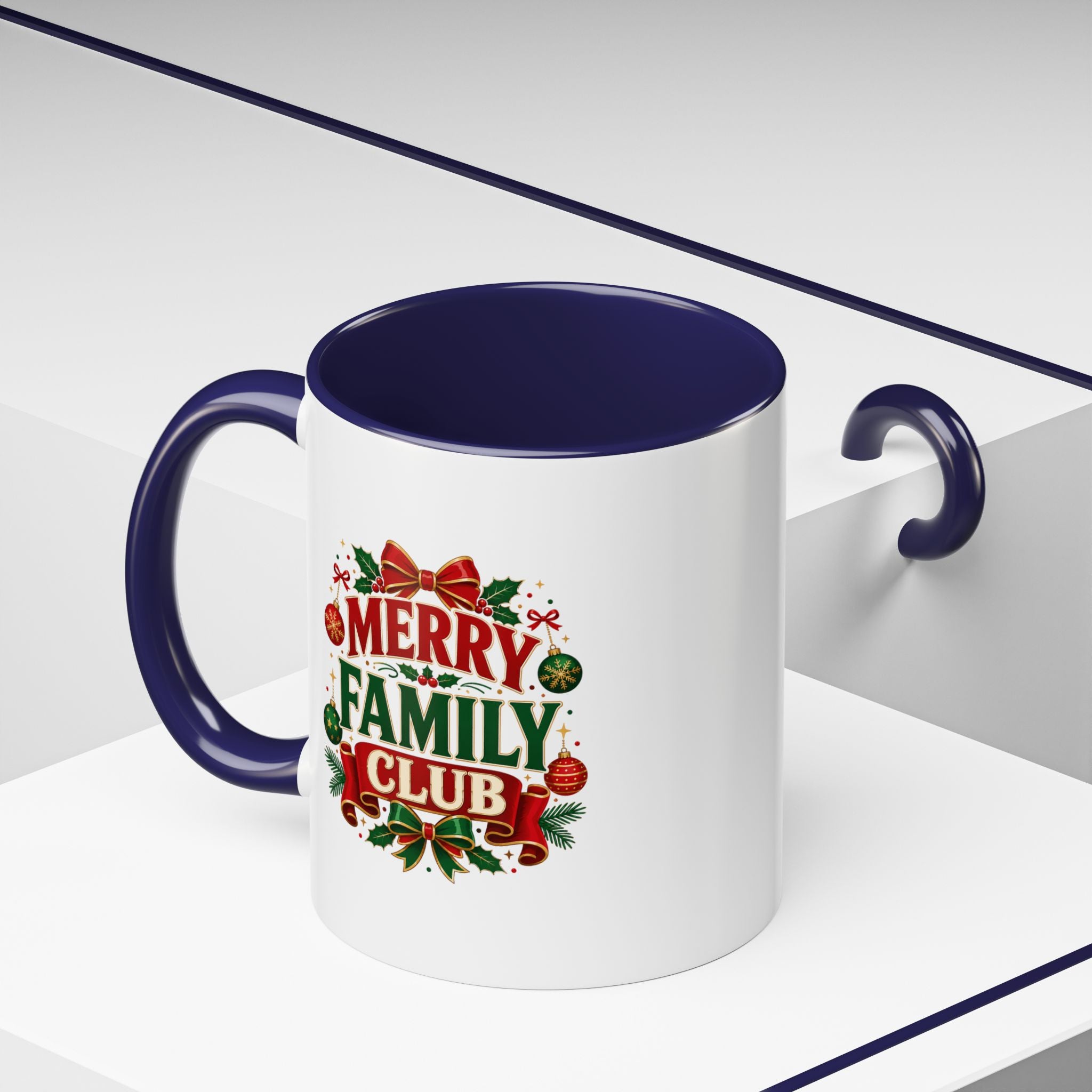 Accent Coffee Mug Merry Family Club
