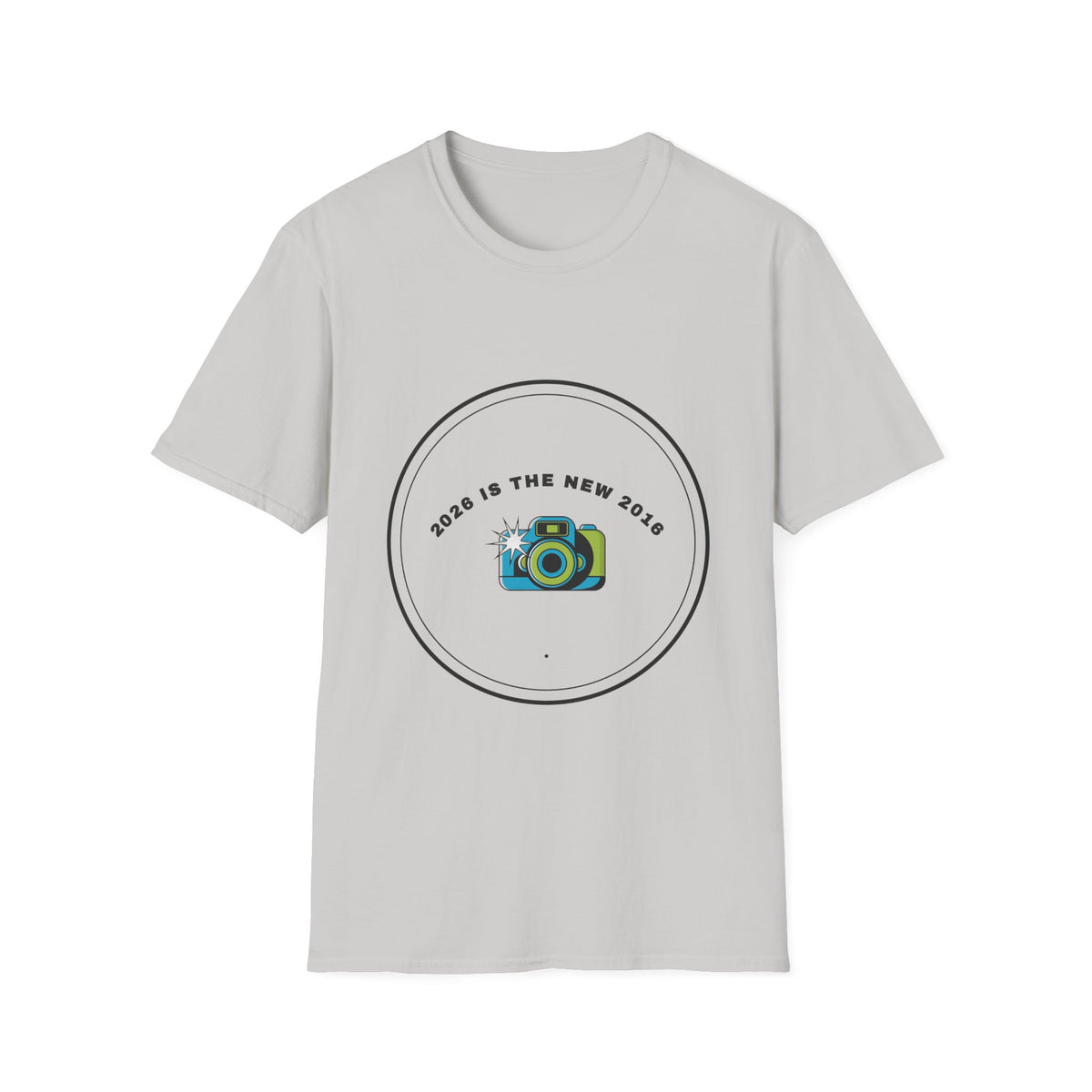 2026 Is The New 2018 T-Shirt — Vintage Camera Graphic Tee - Trending Now - September 2026