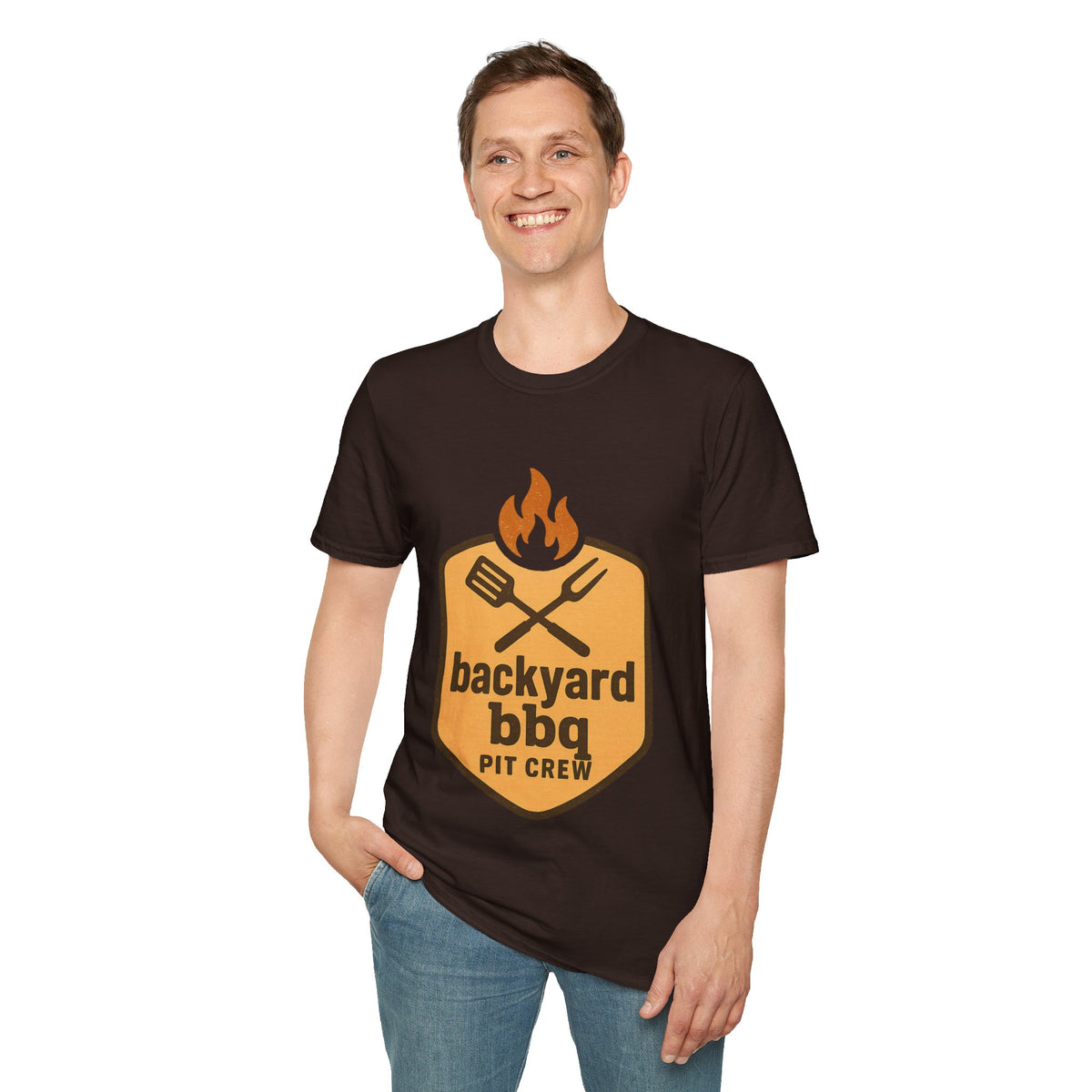 Backyard BBQ T-Shirt — Grilling Badge Tee - Trending Now - August 2026