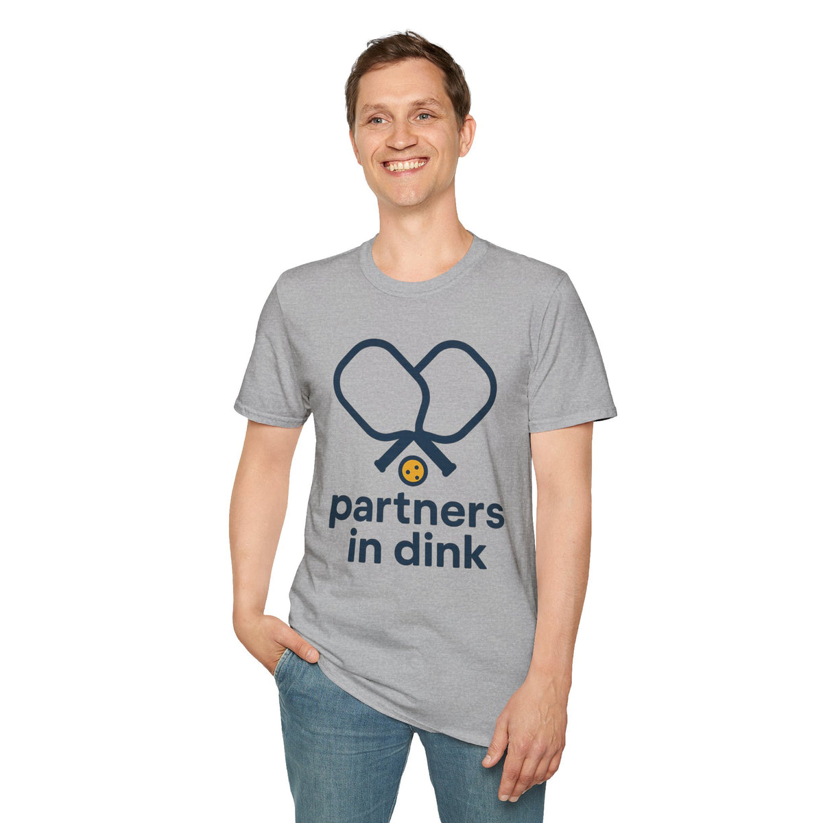Heart & Dot Minimalist Black T-Shirt — Subtle Blue Heart Graphic - Trending Now - September 2026