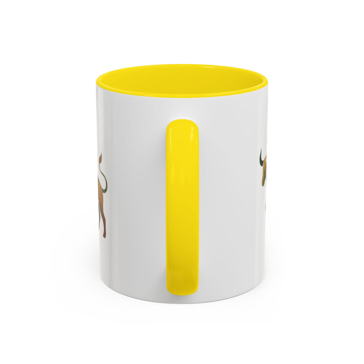 Taurus Geometric Bull Accent Coffee Mug — Taurus Zodiac Gift