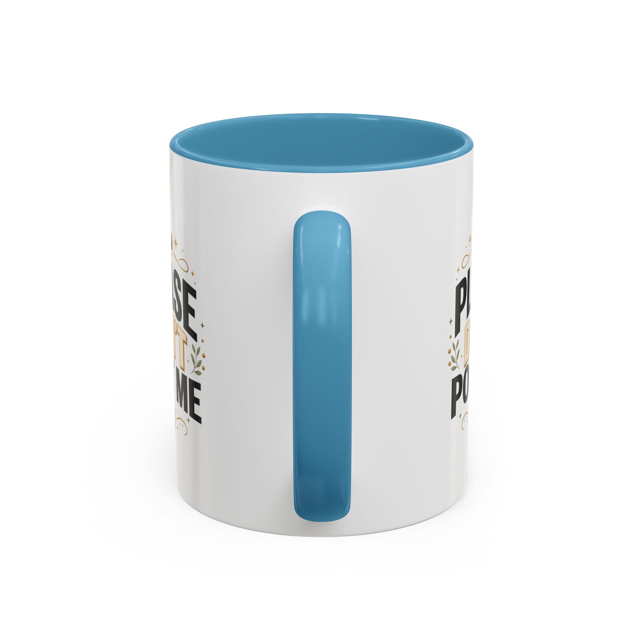Christmas Please Don't Post Me Accent Coffee Mug — Funny Privacy Camera Gift