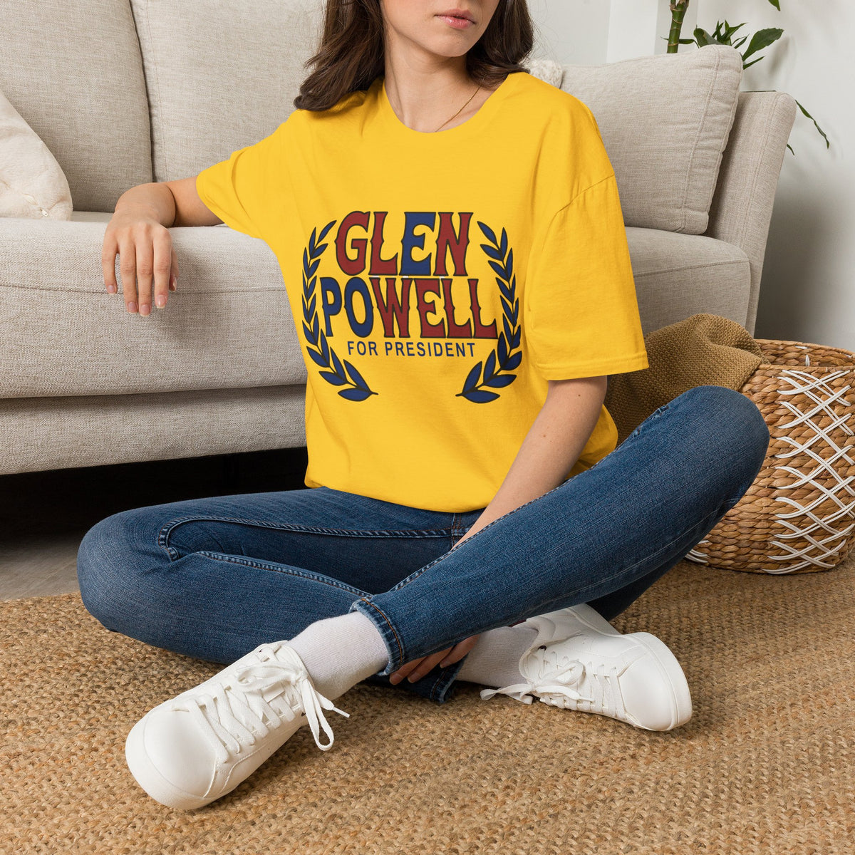 Glen Powell For President Campaign T-Shirt - Trending Now - August 2026