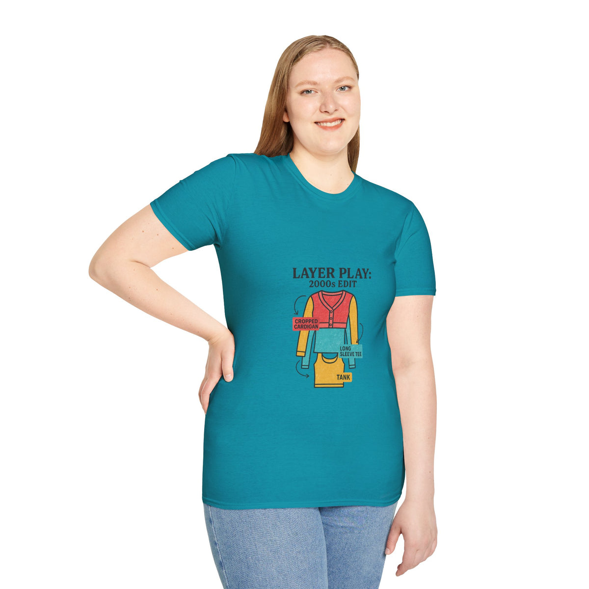 Layer Play: 2000s Edit T-Shirt - Trending Now - October 2026