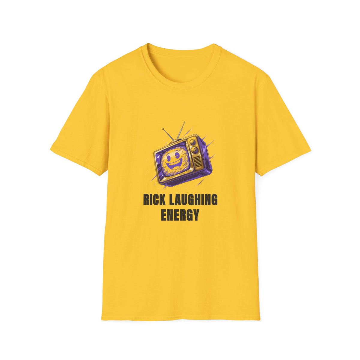 Rick Laughing Energy T-Shirt — Retro TV Graphic Tee - Trending Now - August 2026