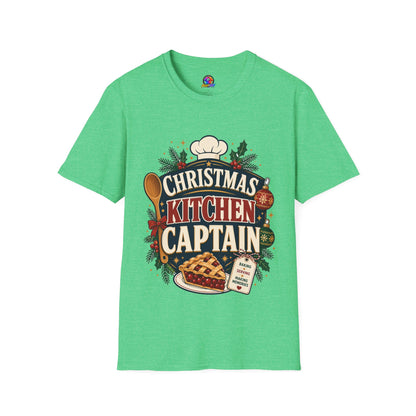 Christmas Kitchen Captain T-Shirt — Festive Holiday Cooking Tee