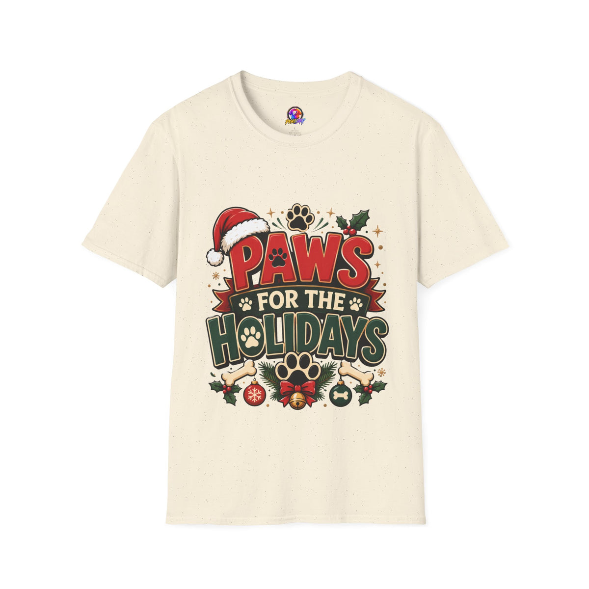 Paws for the Holidays T-Shirt — Festive Christmas Pet Lover Tee