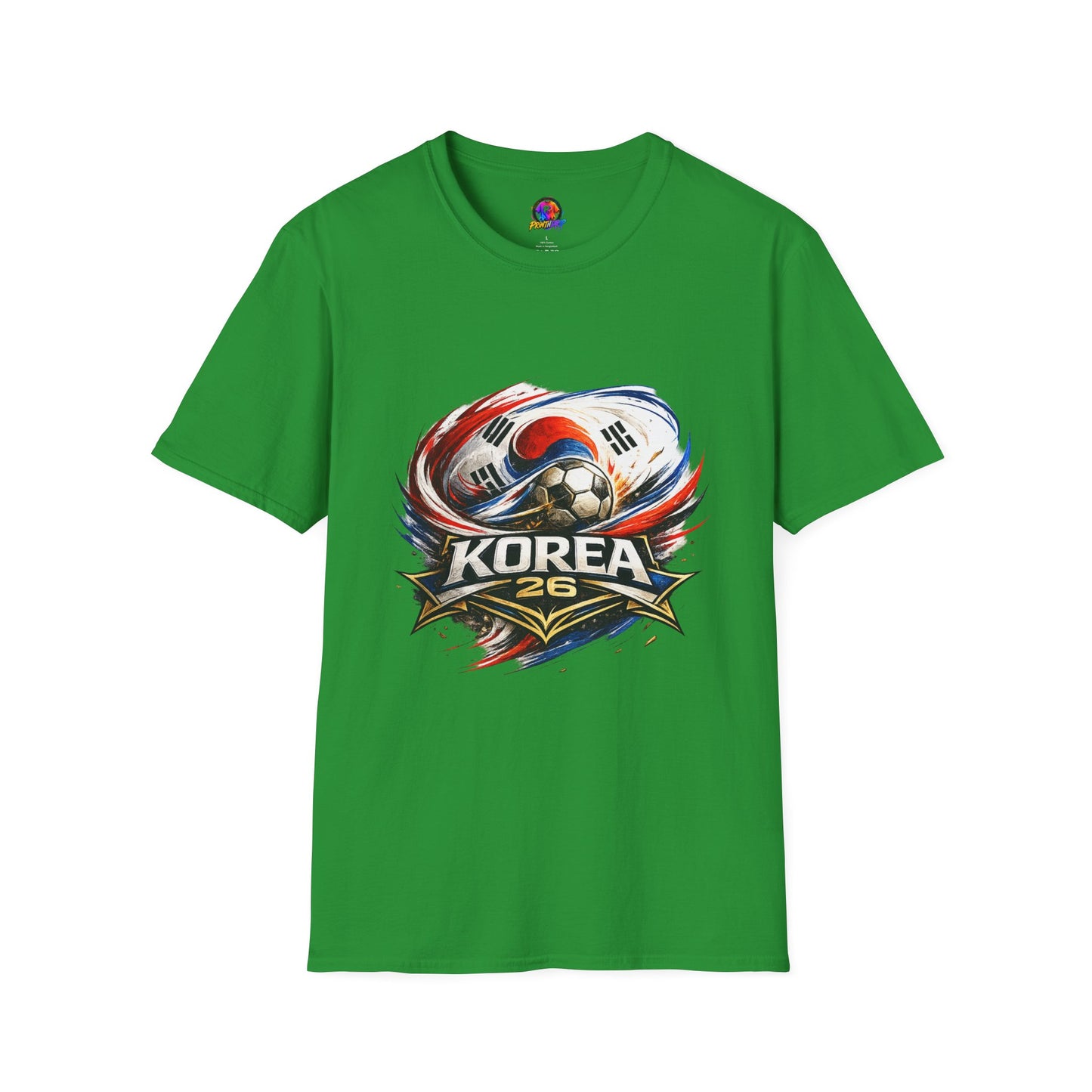 Korea Soccer T‑Shirt — Korea Football Crest Tee