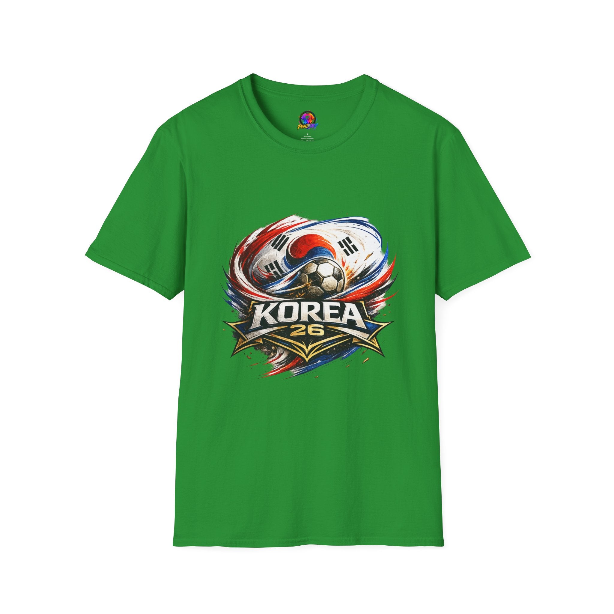 Korea Soccer T‑Shirt — Korea Football Crest Tee