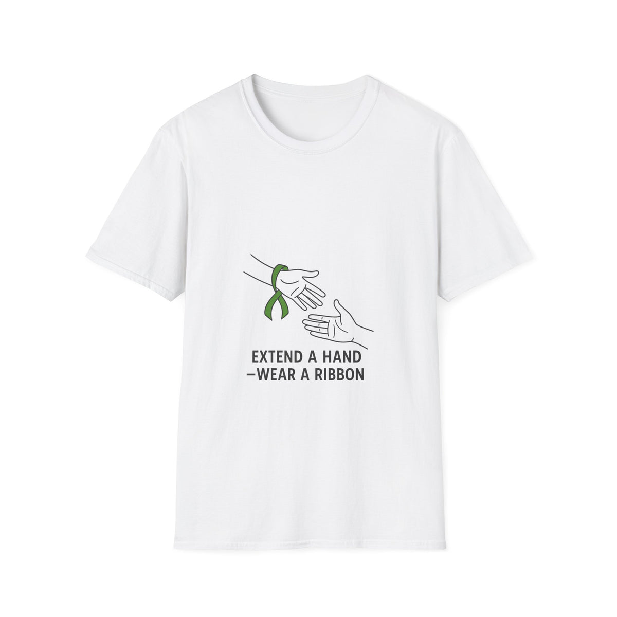 Awareness Ribbon T-Shirt — "Extend a Hand, Wear a Ribbon" - Trending Now - October 2026