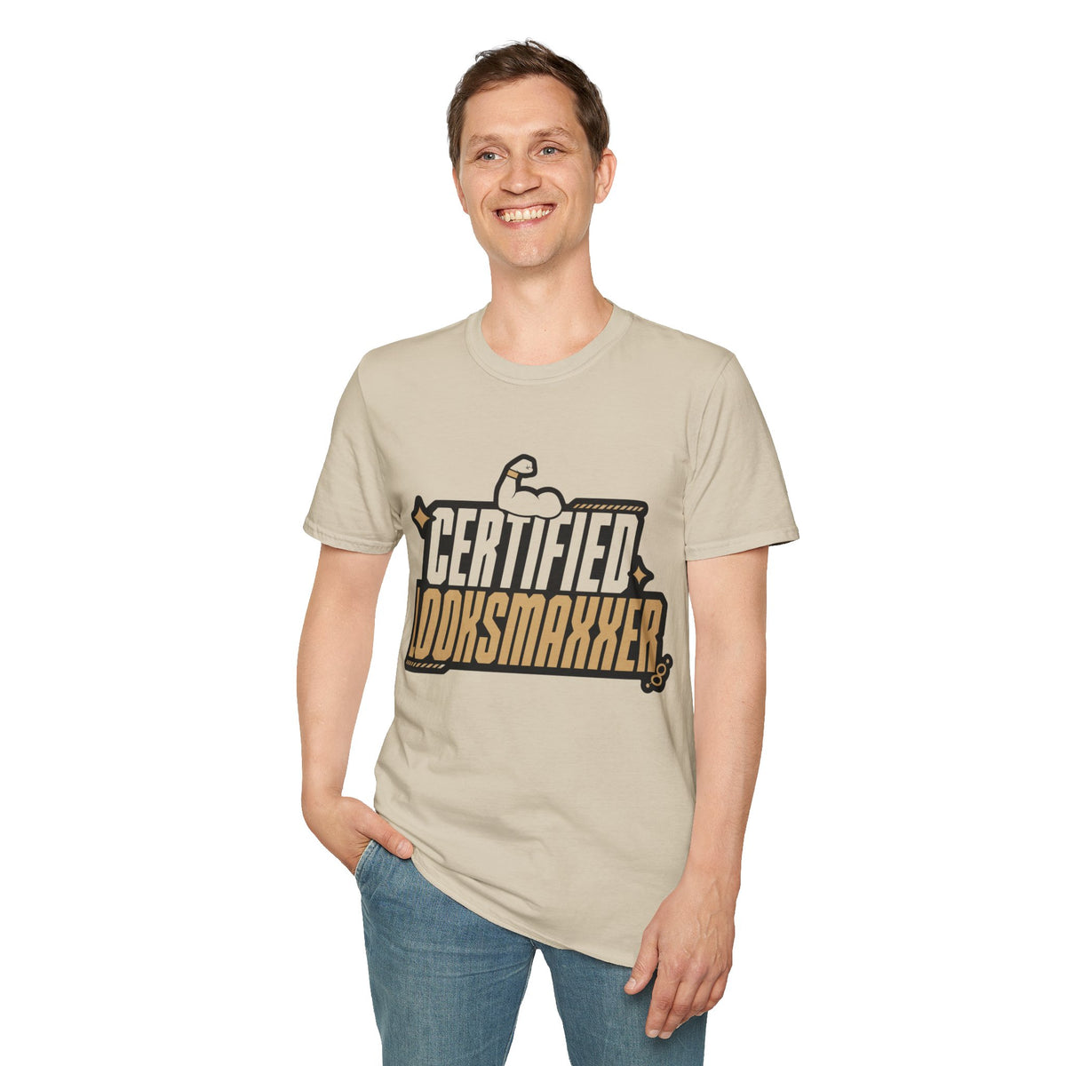 Certified Looksmaxxer T-Shirt — Funny Fitness & Glow-Up Tee - Trending Now - August 2026