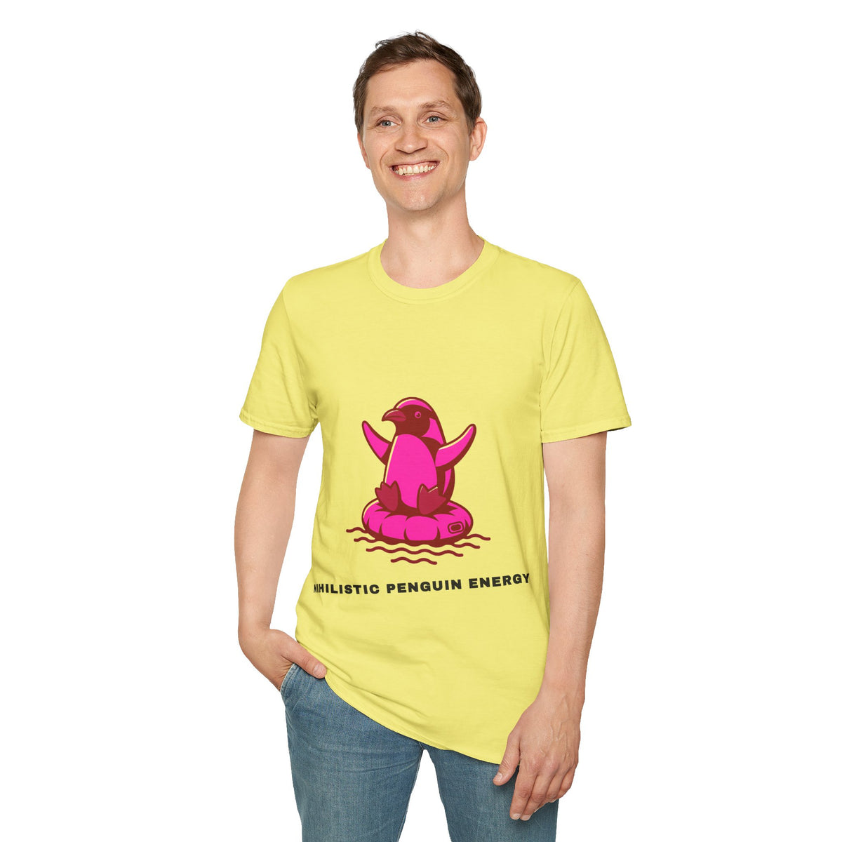 Penguin Energy T‑Shirt — Cute Pink Penguin Graphic Tee - Trending Now - September 2026