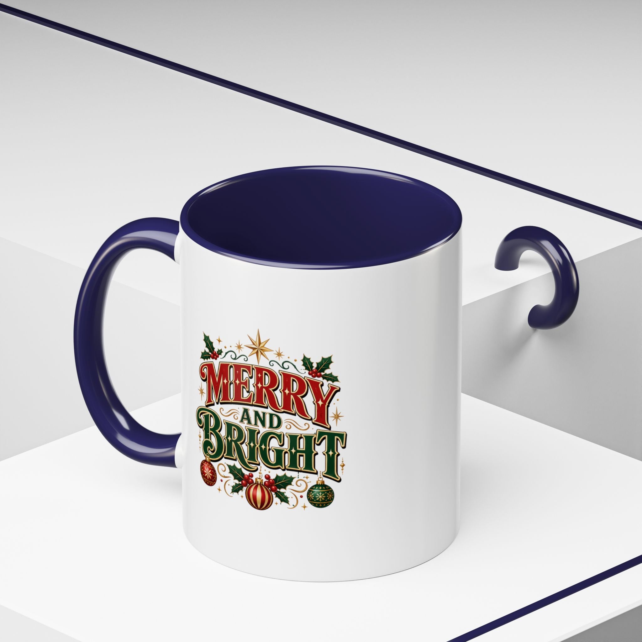 Accent Coffee Mug Merry Bright