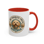 Milo Bailey Dog Dad Mom Dog Mom Coffee Mug — "My Favorite Child" Accent Mug