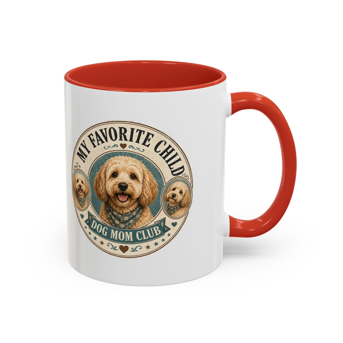 Milo Bailey Dog Dad Mom Dog Mom Coffee Mug — "My Favorite Child" Accent Mug