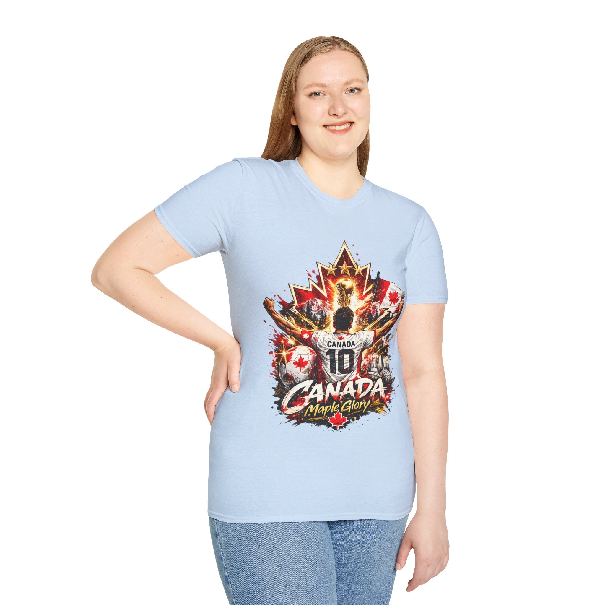 Canada Maple Glory T‑Shirt — Vintage Canadian Maple Leaf Graphic Tee