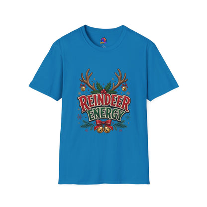 Reindeer Energy Christmas T-Shirt