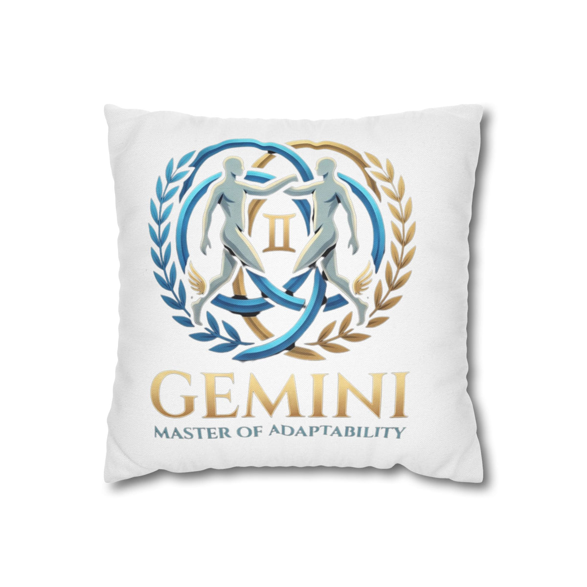 Gemini Zodiac Pillowcase — Master of Adaptability Decorative Throw Pillow Cover