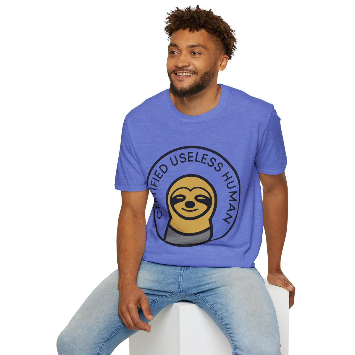 Certified Useless Human Sloth T-Shirt — Funny Lazy Sloth Graphic Tee - Trending Now - August 2026