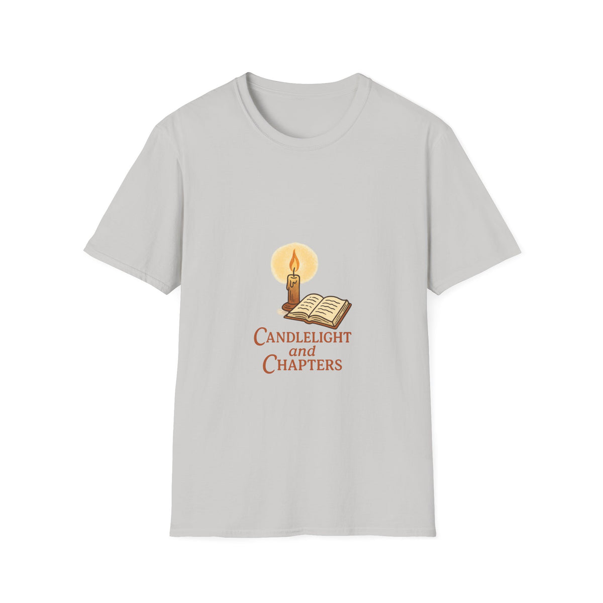 Candlelight and Chapters T-Shirt — Cozy Reading Booklover Tee - Trending Now - October 2026