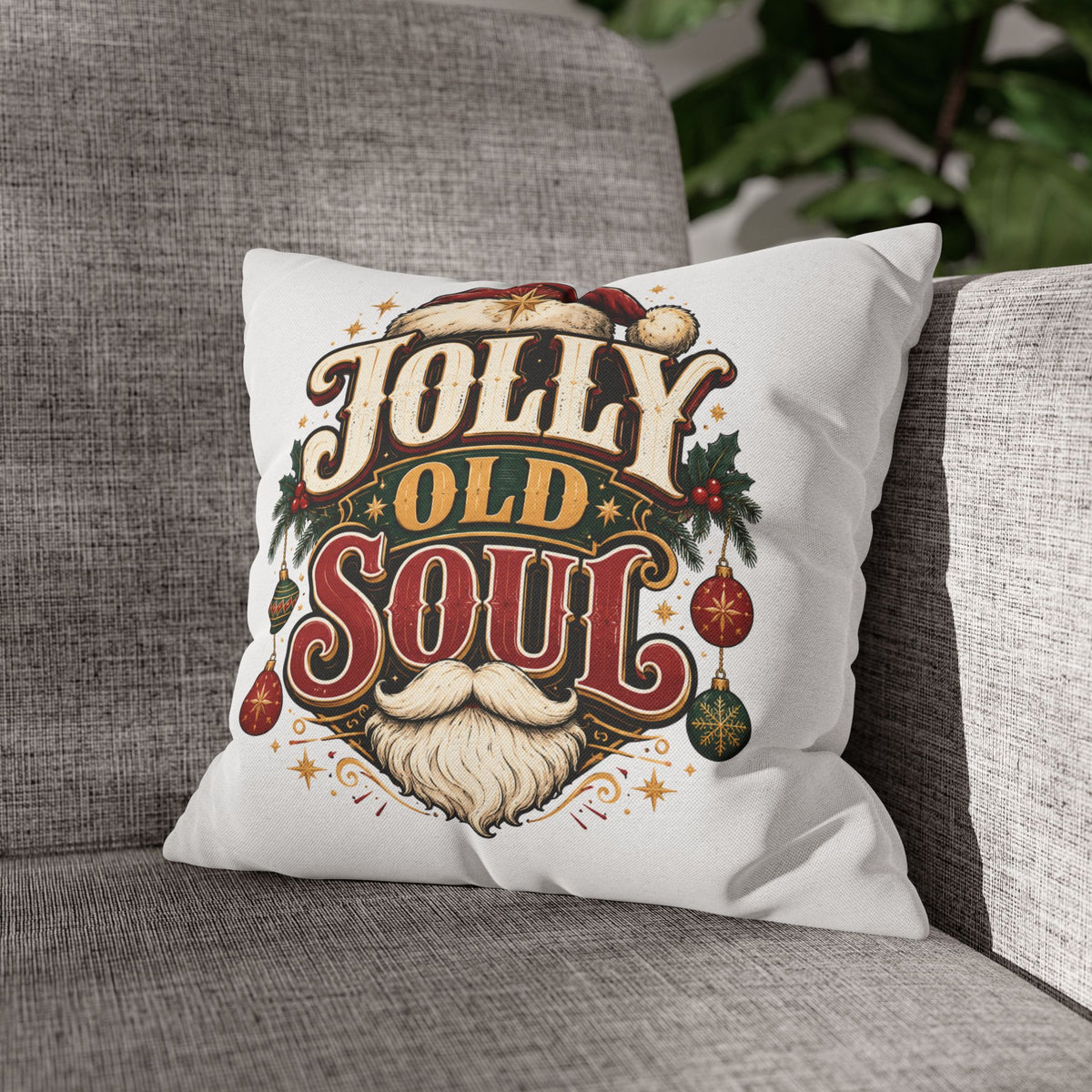 Christmas Jolly Old Soul Christmas Pillowcase