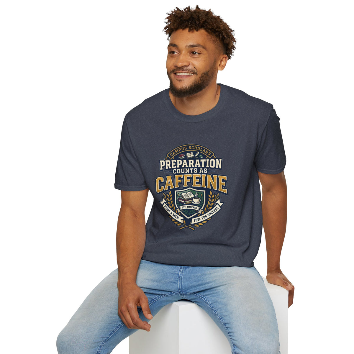 Preparation Counts As Caffeine T-Shirt — Funny Coffee Prep Graphic Tee - Trending Now - August 2026