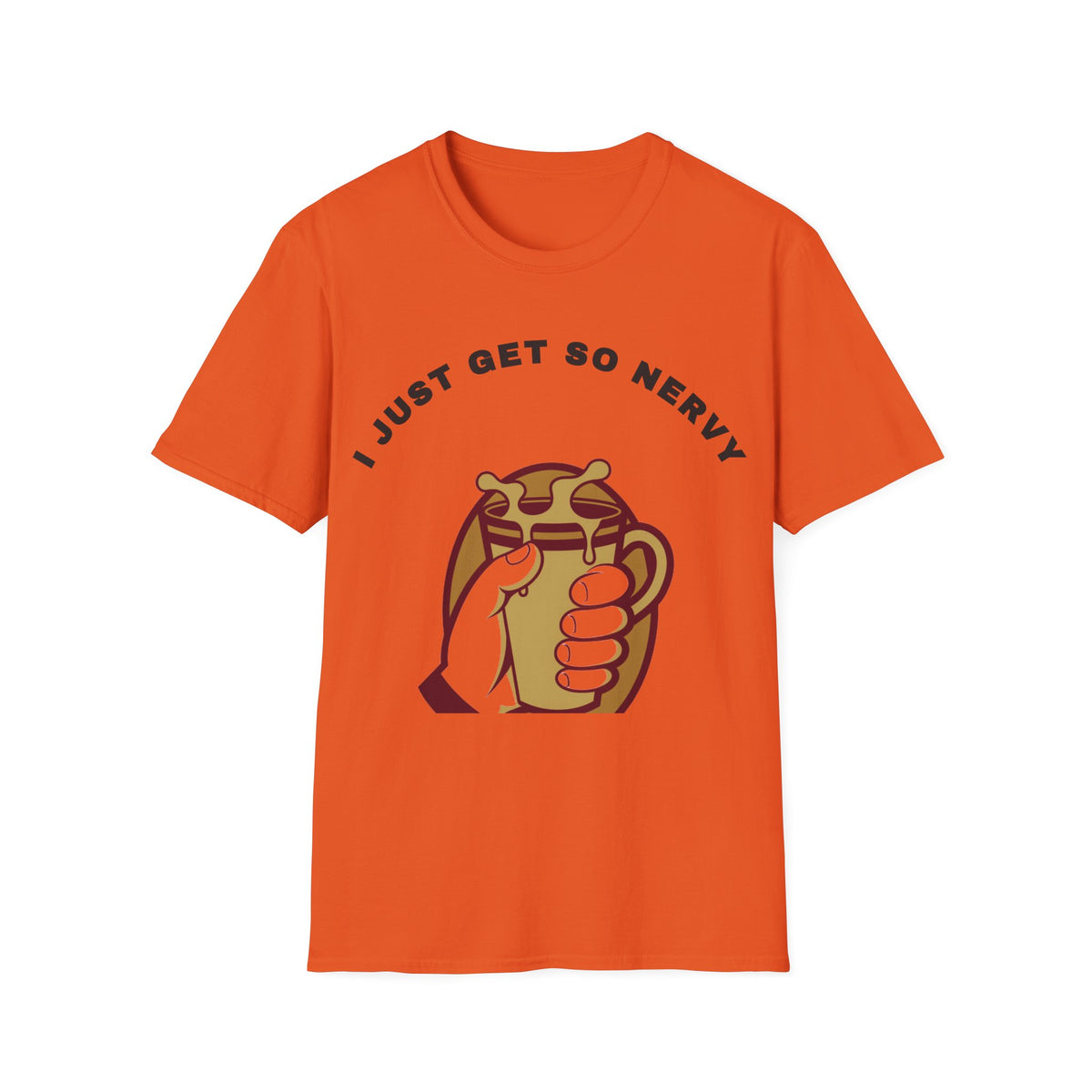 T-Shirt — “I Just Get So Nervy” Nervous Sloth Graphic Tee - Trending Now - September 2026
