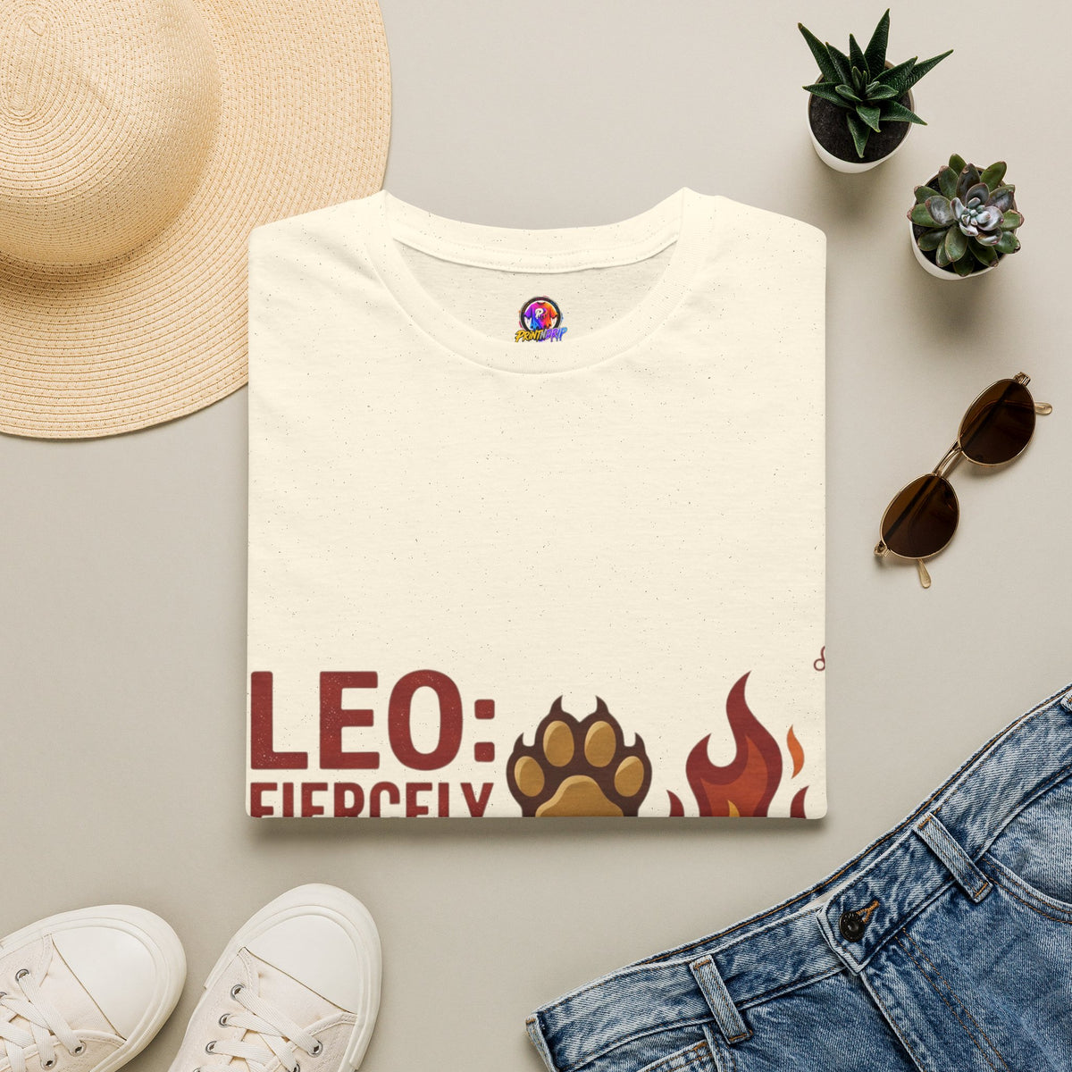 Leo Zodiac T-Shirt — Fiercely Loyal, Passionately Fiery Tee