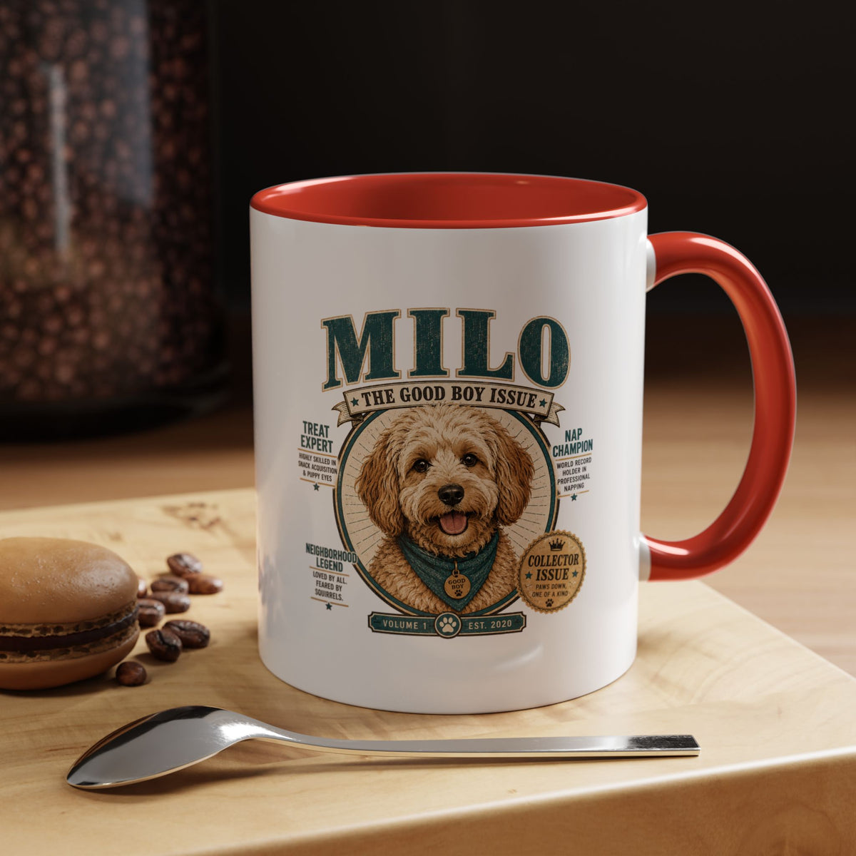 Milo Bailey Dog Dad Mom Milo Dog Mug — “The Good Boy Issue” Decorative Coffee Cup