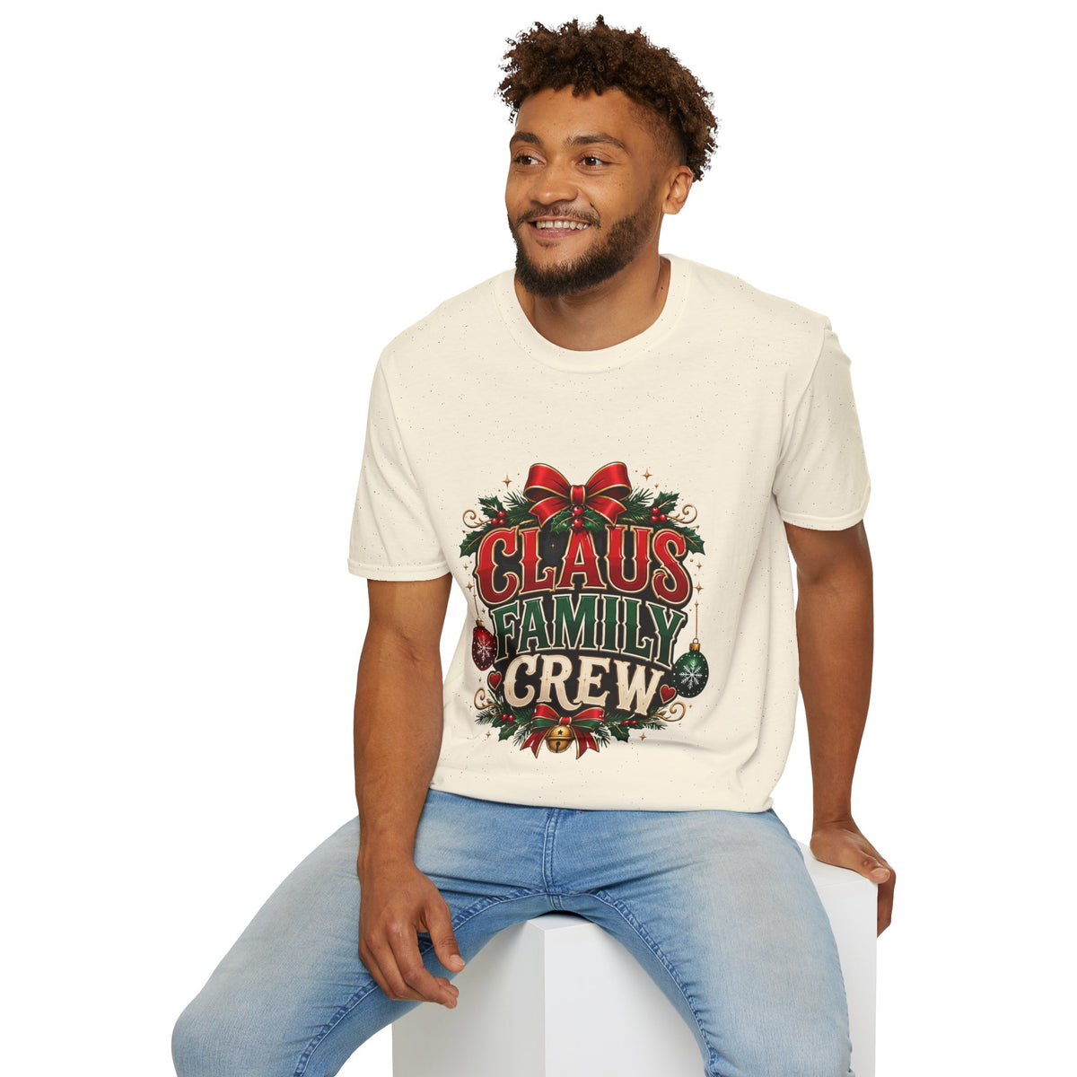 Claus Family Crew T-Shirt — Festive Christmas Holiday Tee