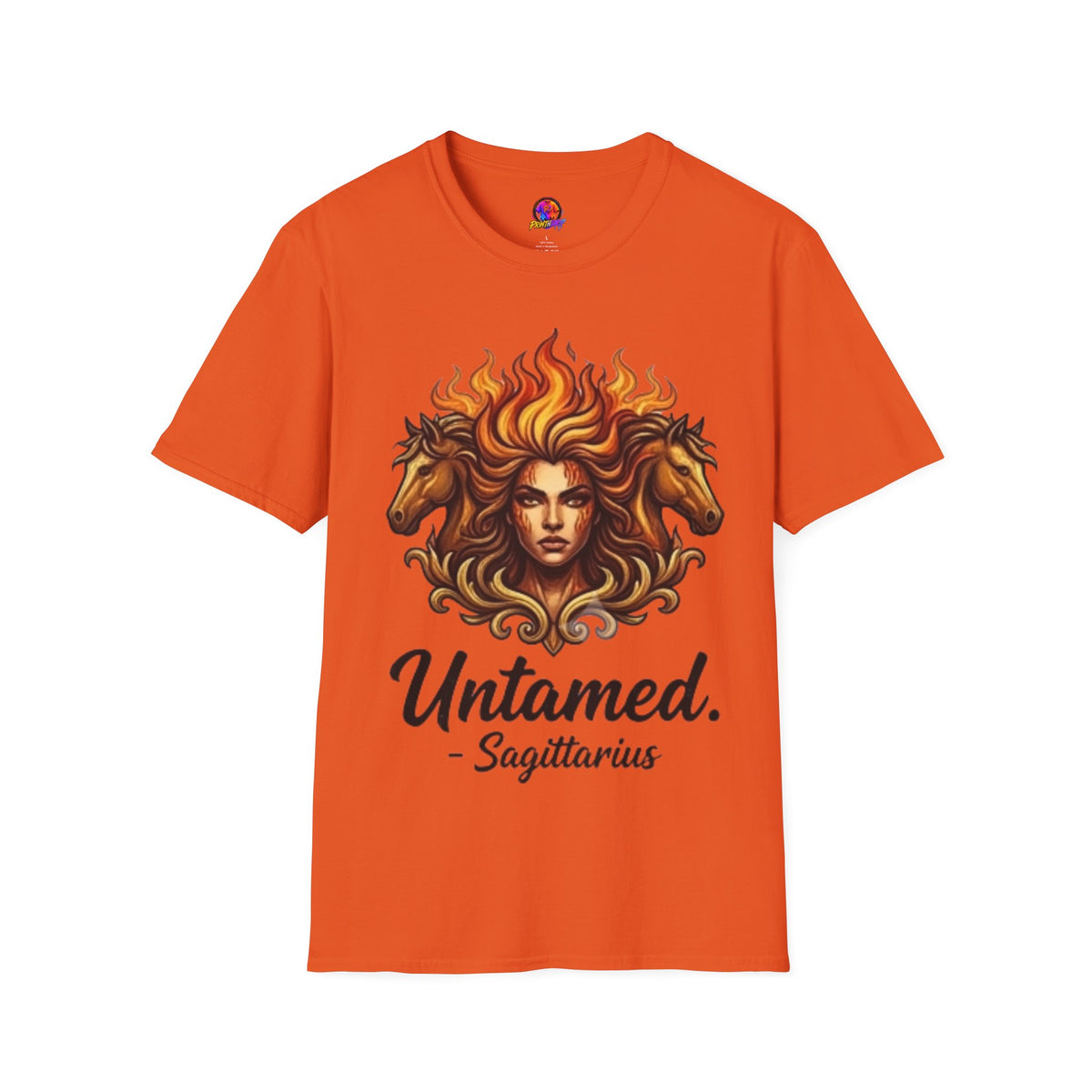 Sagittarius 'Untamed' Zodiac T-Shirt — Fiery Archer Astrology Tee