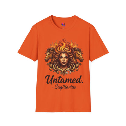Sagittarius 'Untamed' Zodiac T-Shirt — Fiery Archer Astrology Tee