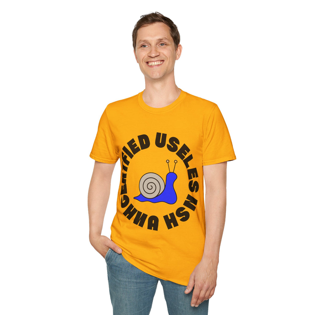 Certified Useless Snail T-Shirt — Funny Cute Graphic Tee for Sarcastic Gifts - Trending Now - August 2026