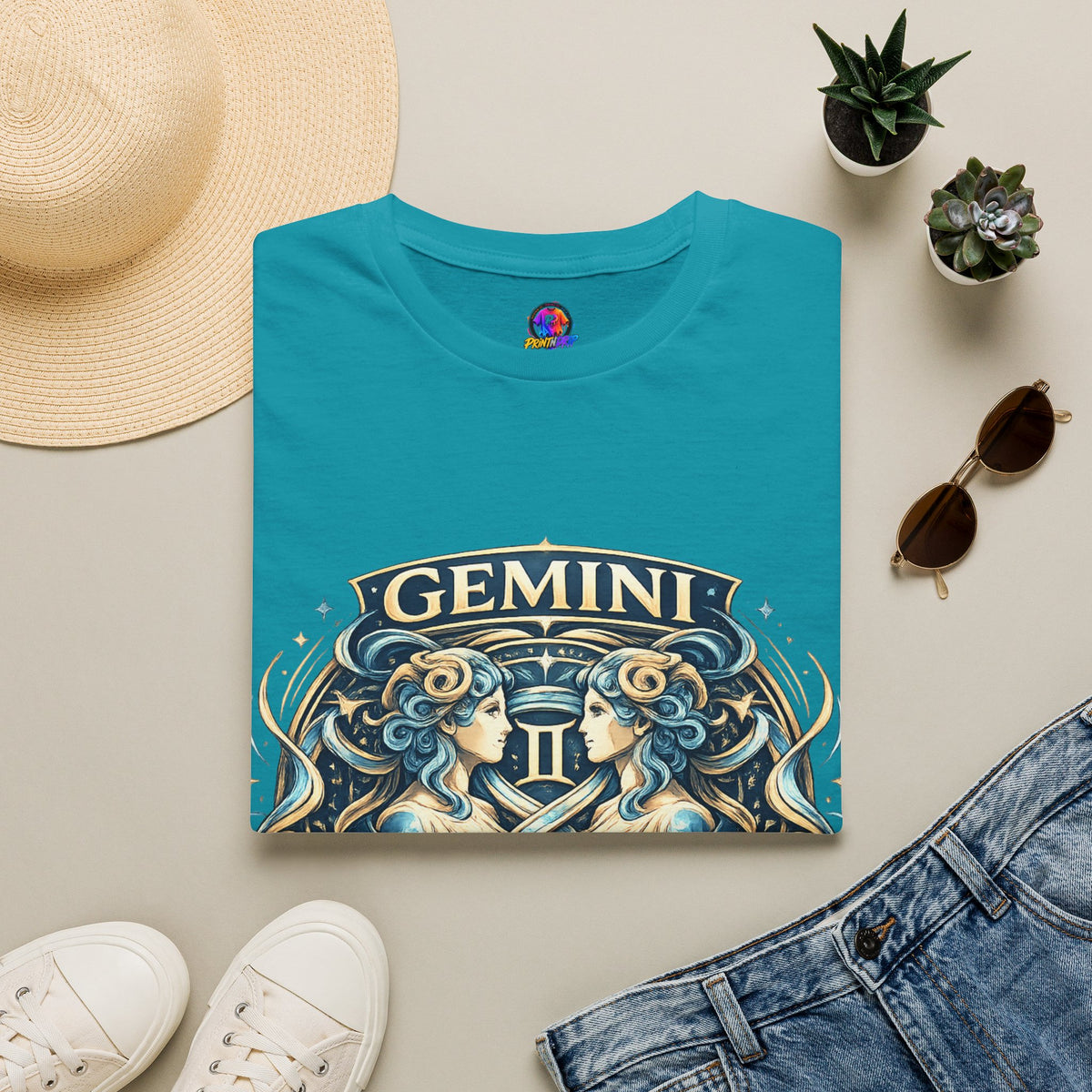 Zodiac  Gemini Unisex Softstyle T-Shirt
