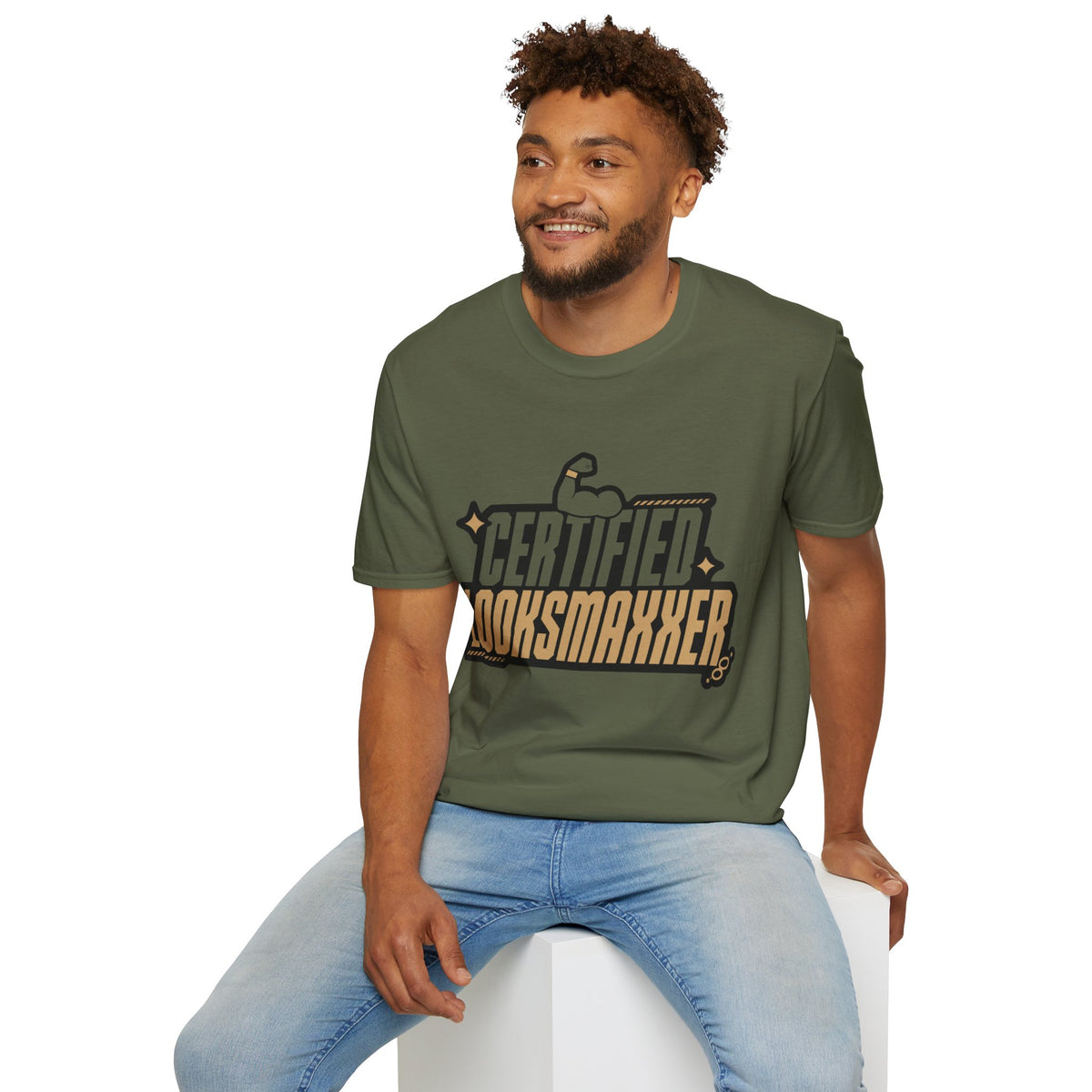 Certified Looksmaxxer T-Shirt — Funny Fitness & Glow-Up Tee - Trending Now - August 2026