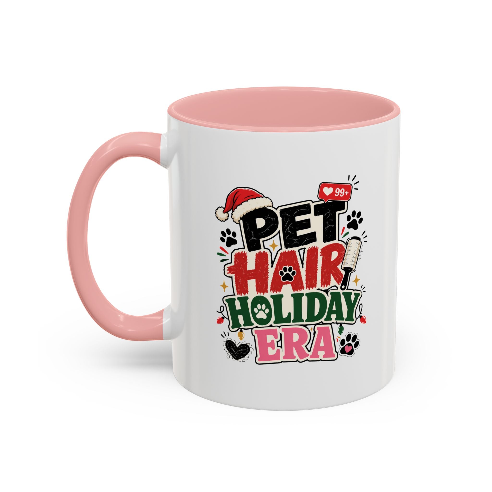Modern Day Christmas Pet Hair Holiday Era Coffee Mug
