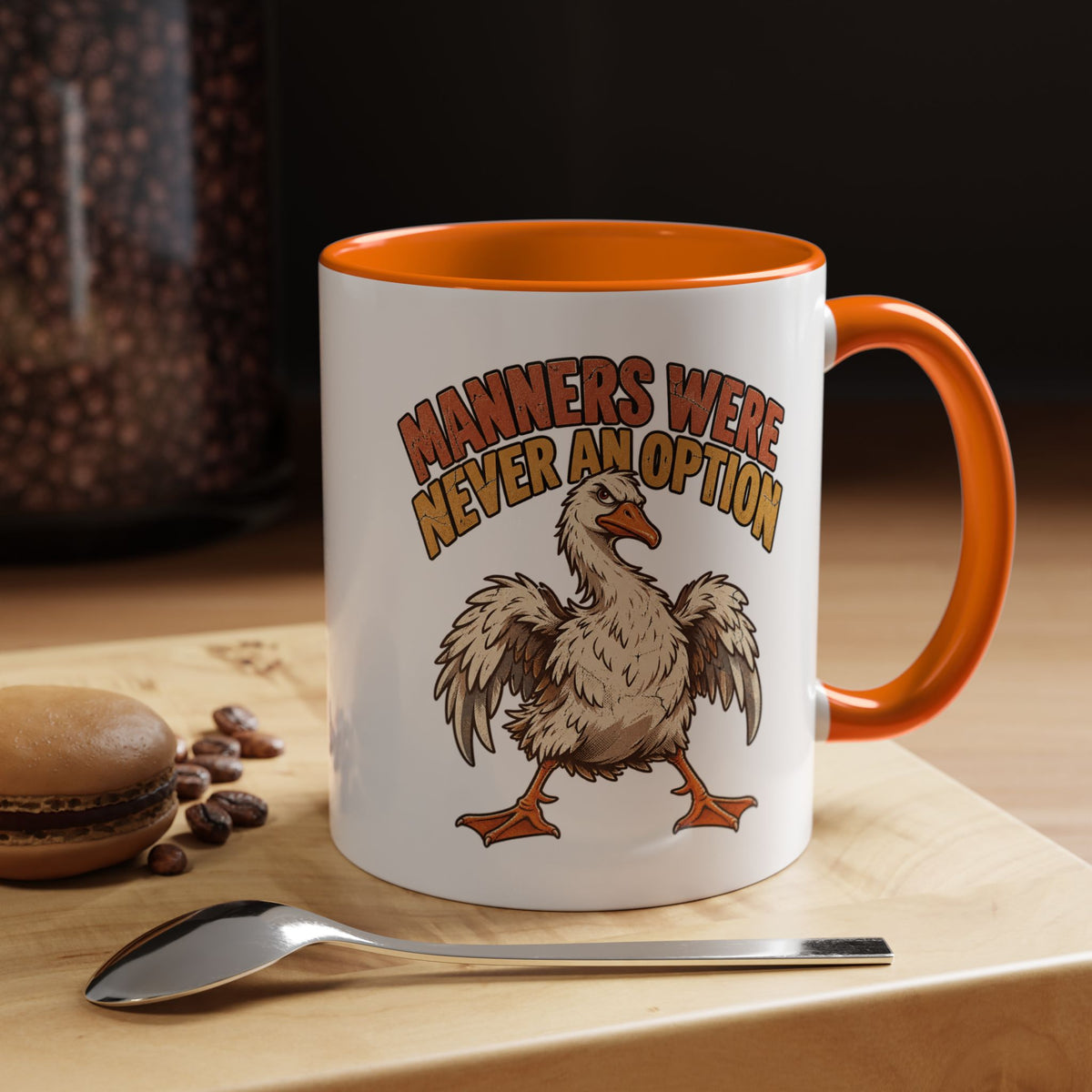 Manners Were Never An Option Funny And Witty  Coffee Mug