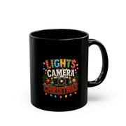 Christmas Lights Camera Mug — Retro Holiday Movie Coffee Cup
