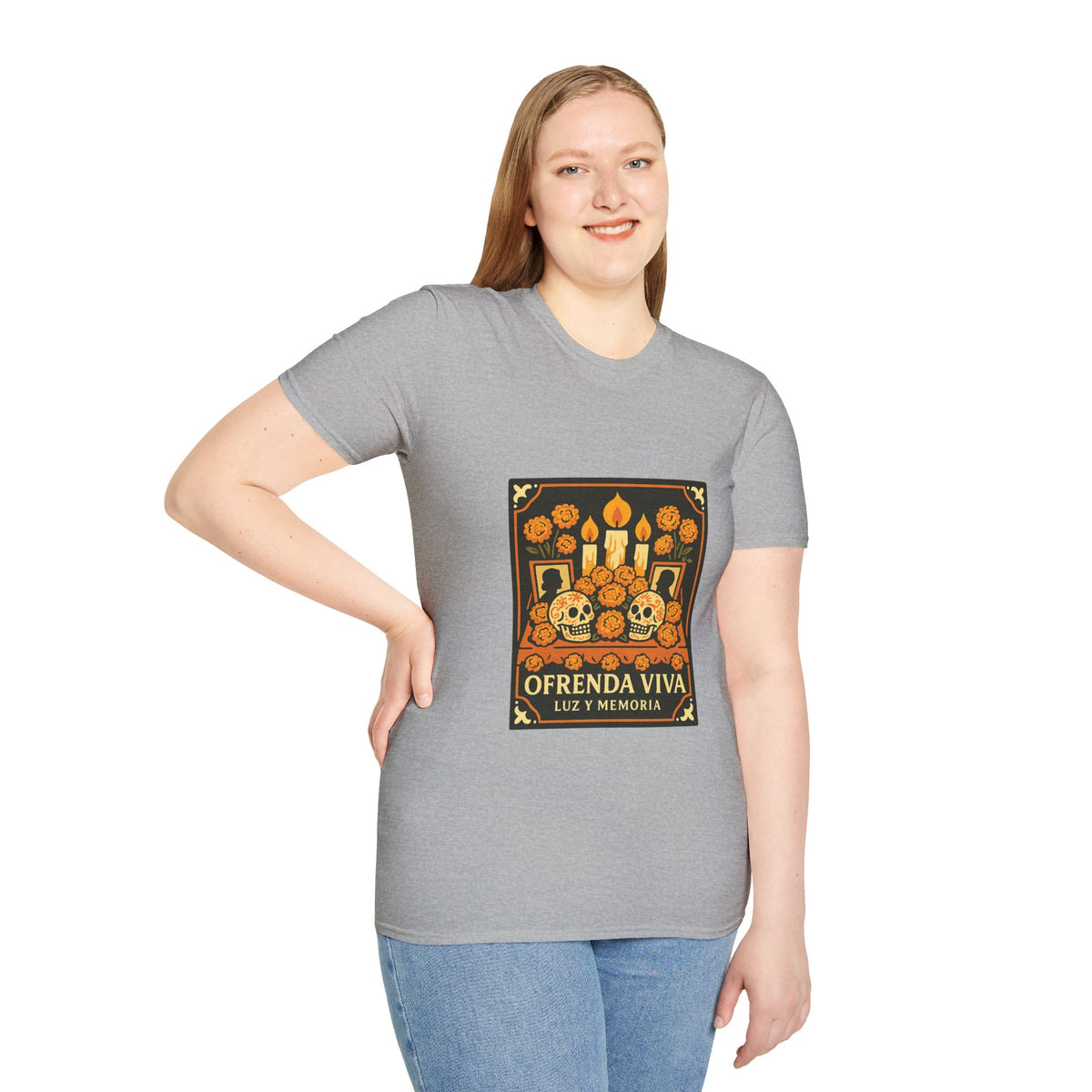 Day of the Dead T-Shirt — 'Ofrenda Viva' Calavera Altar Design - Trending Now - October 2026