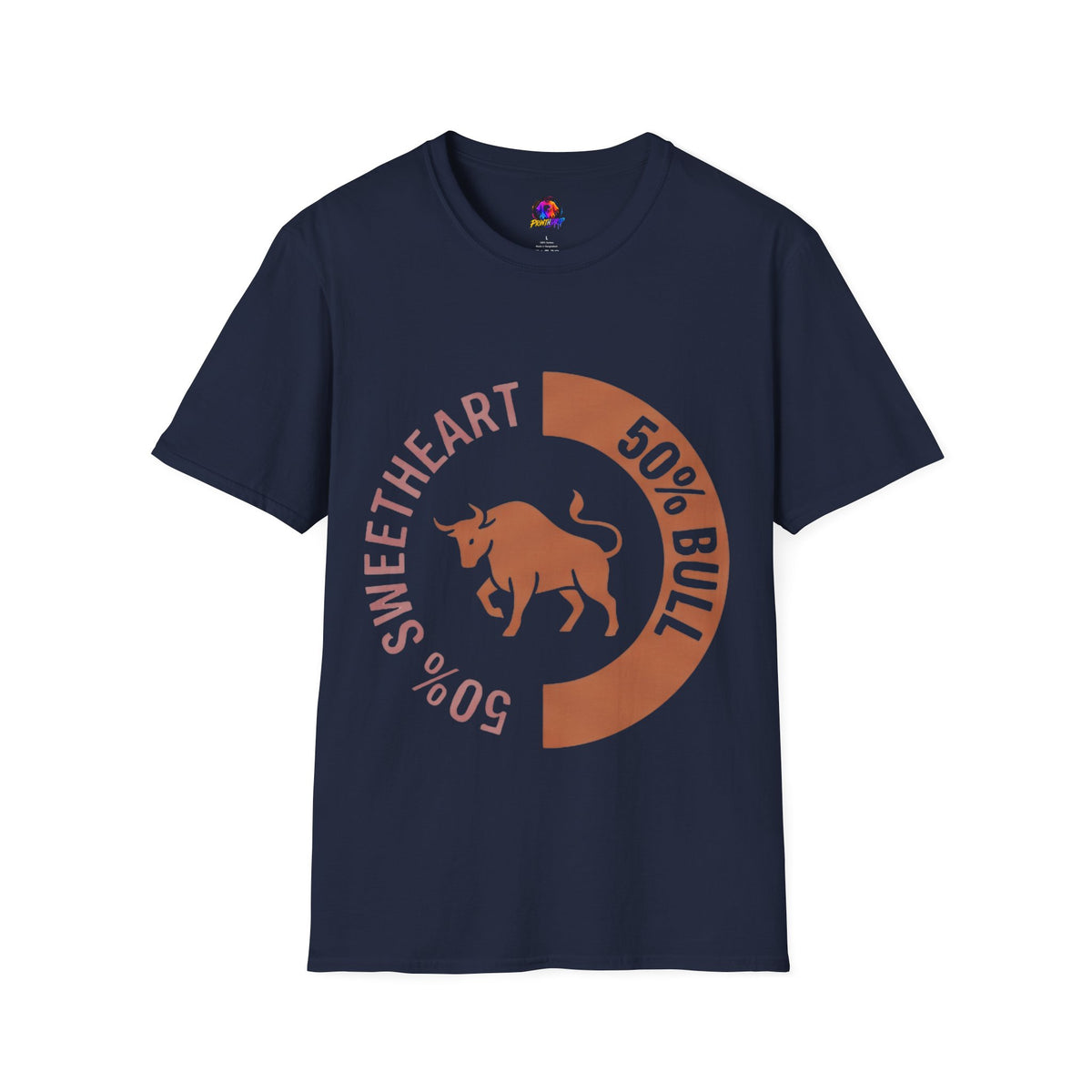 Taurus Bull 50% Sweetheart Graphic T-Shirt — Zodiac Taurus Valentine Tee