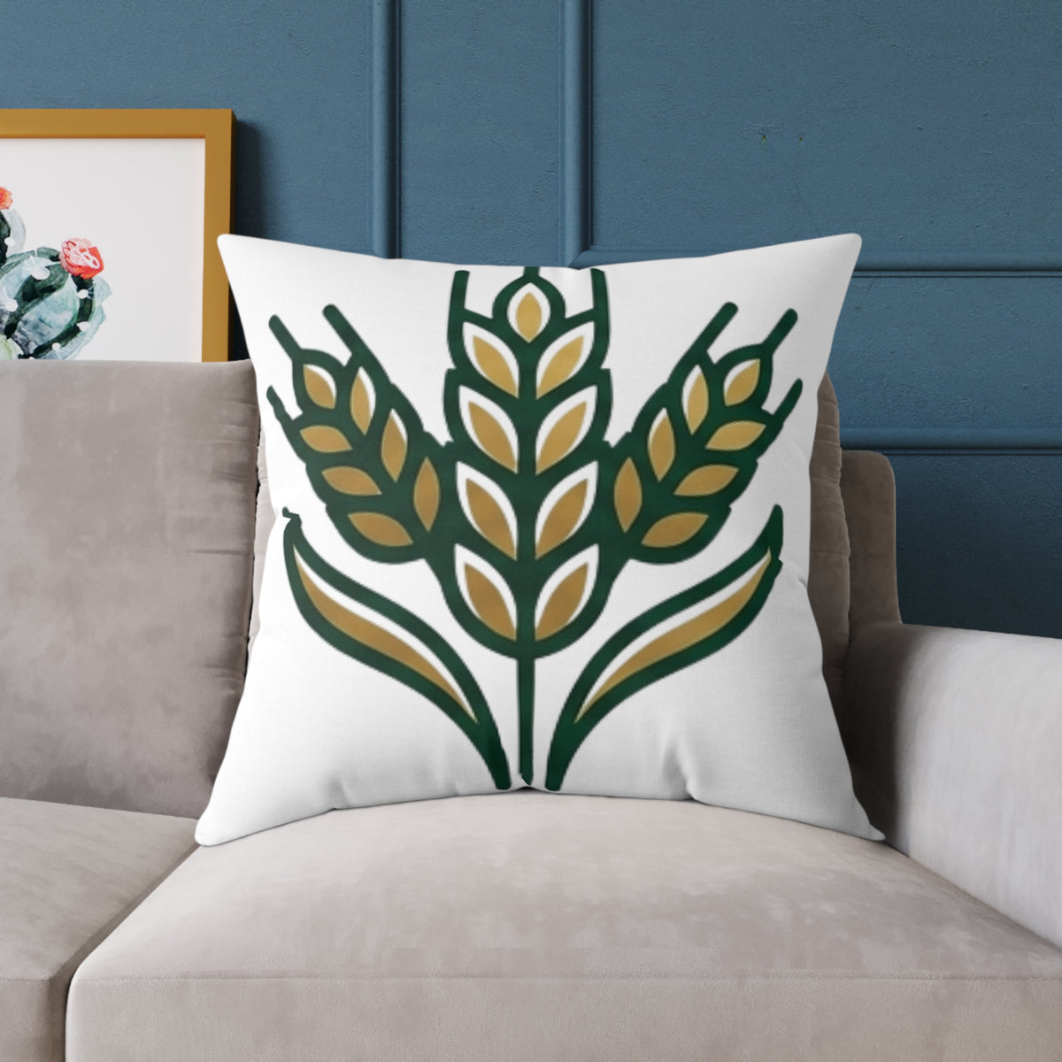 Virgo Zodiac Astrological Square Poly Canvas Pillow