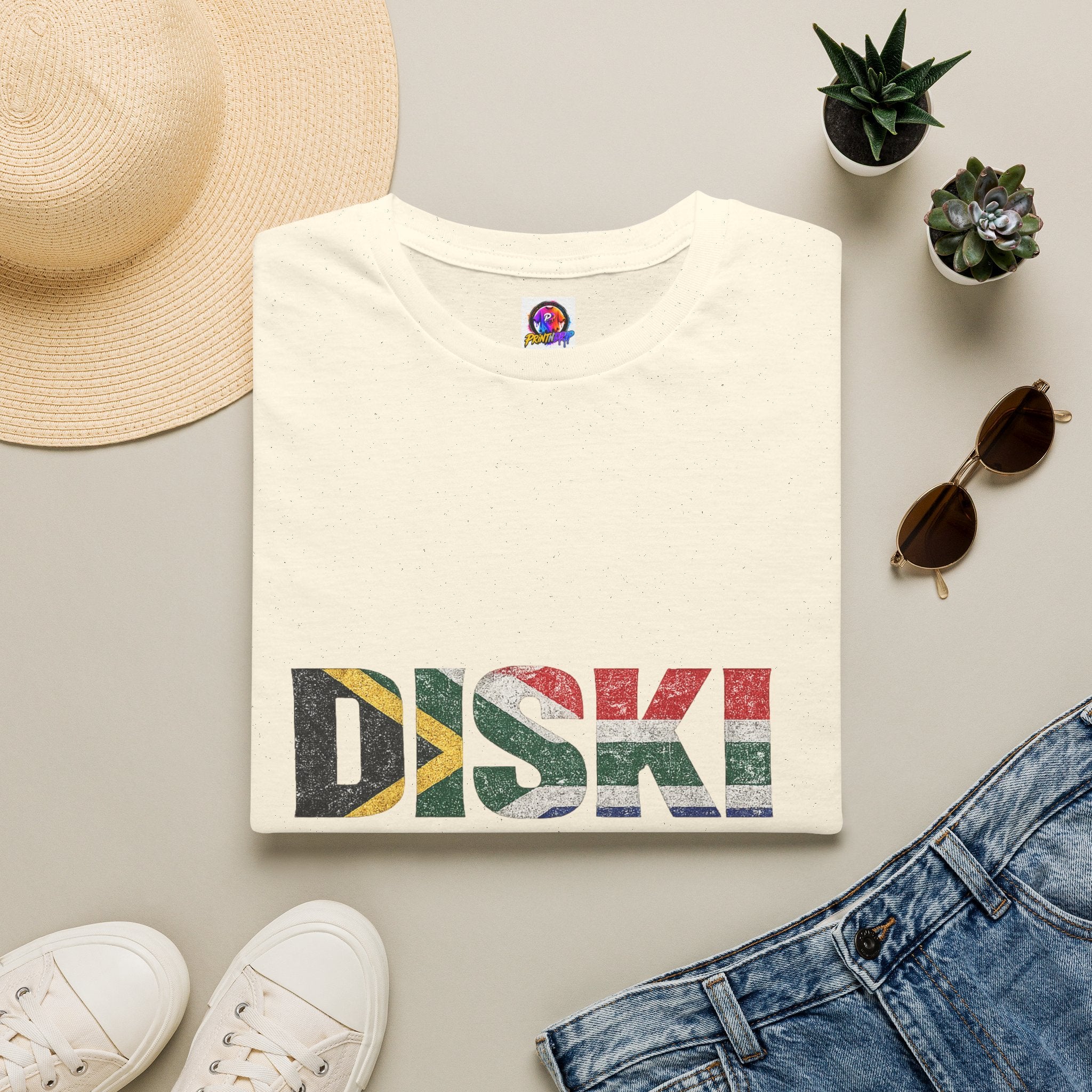 South Africa Diski T‑Shirt — "DISKI" South African Soccer Pride Tee
