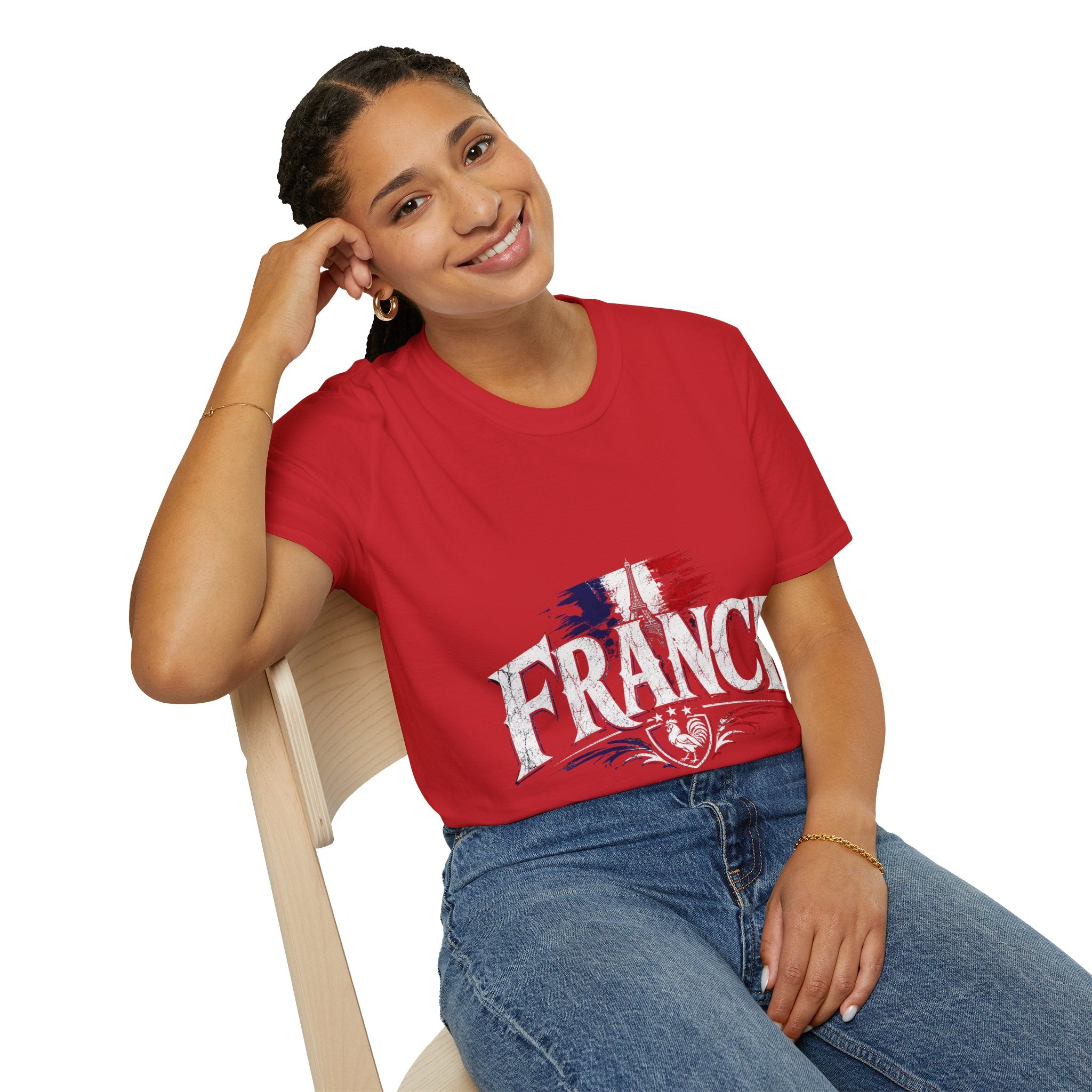 France Flag T-Shirt — Vintage Eiffel Tower French Pride Tee