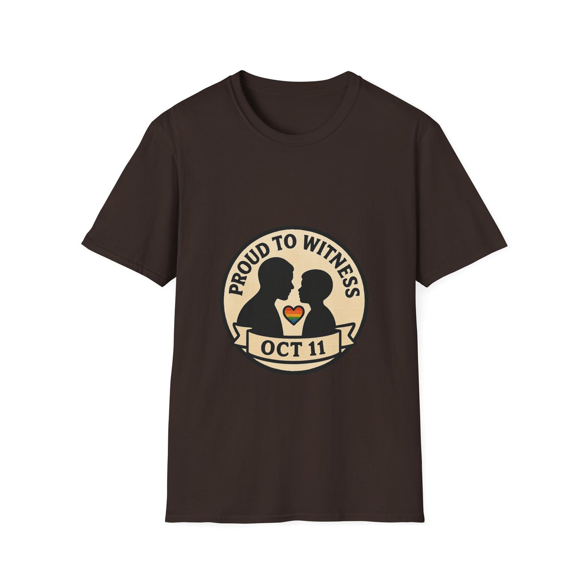 T-Shirt — Proud to Witness Oct 11 Badge Tee - Trending Now - October 2026